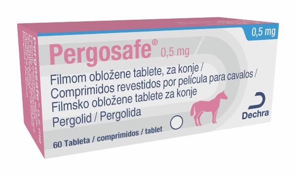 Pergosafe 0,5 mg, filmom obložene tablete, za konje
